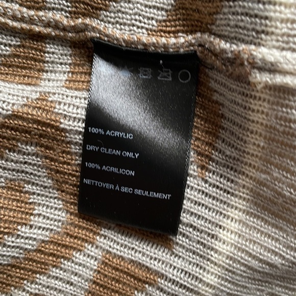 STARING At Stars Tan Aztec Drape Cardigan Size XS - Picture 9 of 10